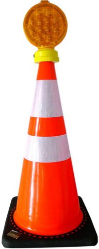 Picture of Led Traffic Cone Light- 2 Sided - SKU: 71005