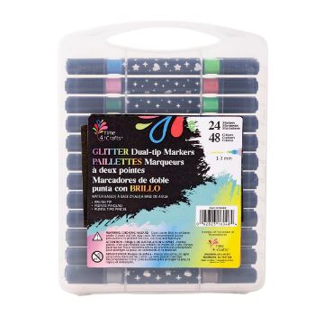 Picture of Glitter Markers 24Pk - SKU: 16048